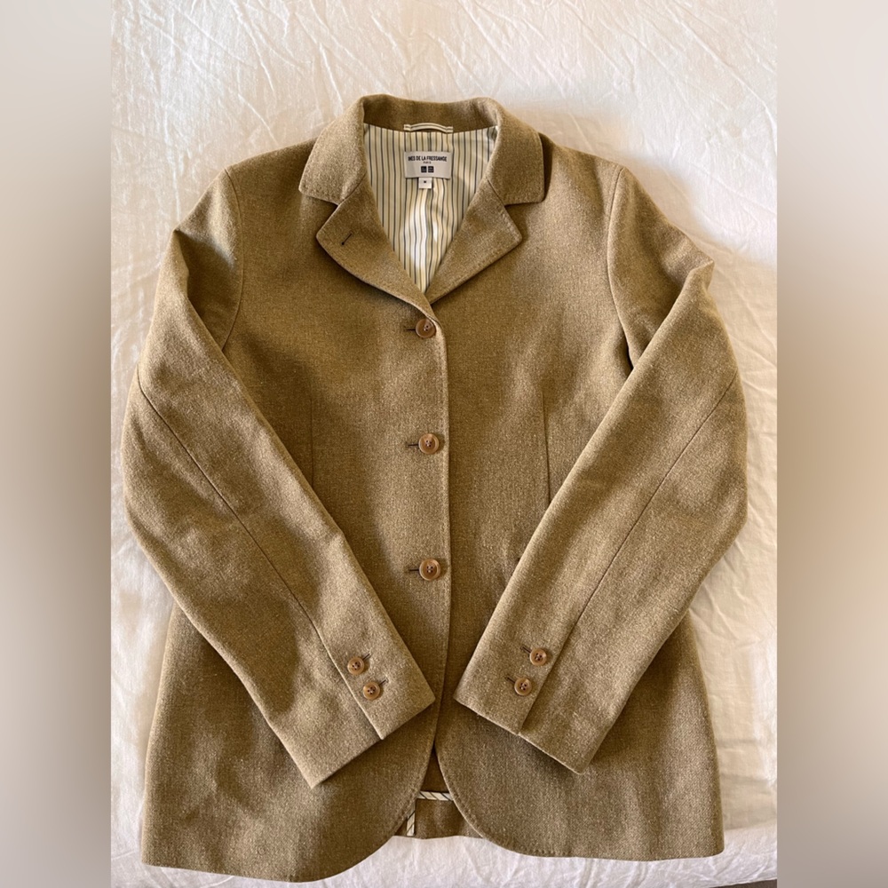 Ines de la Fressange for Uniqlo linen-wool blazer